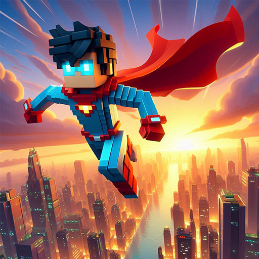 Mundo de superhéroes artesanos